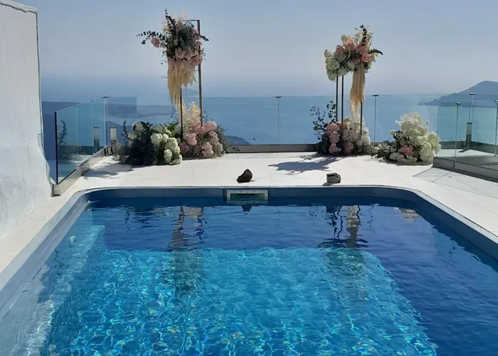 Amazing On The Cliff With Shared Pool & Buffet Breakfast Imerovigli (Santorini)