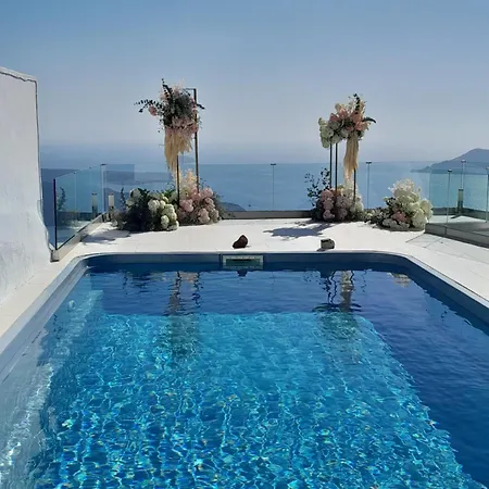 Amazing On The Cliff With Shared Pool & Buffet Breakfast Imerovigli (Santorini)